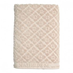 Serviette de bain Douceur Florale Rose Mathilde M