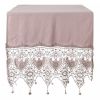 Chemin de table rose collection Tourmaline 50x150cm Blanc Mariclo