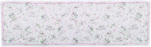 TAPIS FLEUR ROSE 74X150CM BLANC MARICLO