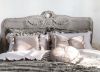 Coussin noeud taupe 40x60cm Blanc Mariclo