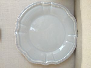 Assiette plate x6 VALLAURIS grise