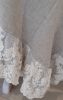 Nappe volant Versailles Sahara 165x165cm