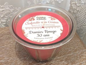 Bougie gourmande Clafoutis aux cerises Comptoir de Famille