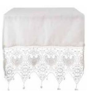 Chemin de table écru collection Tourmaline Blanc Mariclo