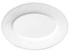 Plat ovale CONSTANCE blanc 35cm