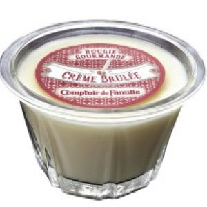 Bougie gourmande Crème Brulée Comptoir de Famille