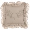 Coussin beige collection "Windsor" Blanc Mariclo