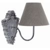 Applique avec abat jour Blanc Mariclo - Luminaire chic