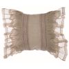 Coussin 'Lace Passion" beige 45x45 cm Blanc Mariclo