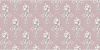 Tapis rose fleurs 74x150 cm Blanc Mariclo