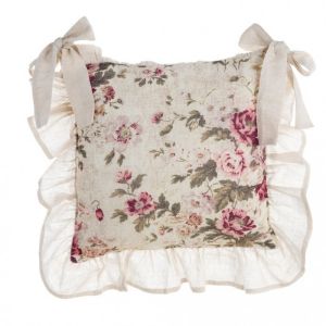 Housse de galette de chaise Blanc Mariclo