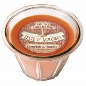 Bougie gourmande Zeste d'Agrumes Comptoir de Famille