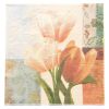 Serviette papier fleurs tulipes Clayre & Eef