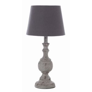 Lampe de table avec abat jour H 43,5cm  Blanc Mariclo