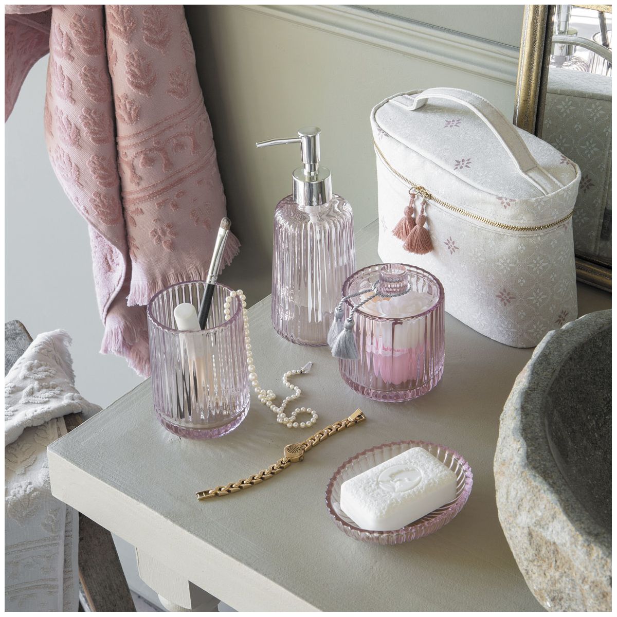Dcoration salle de Bain Shabby Chic